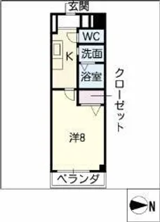 S-FORT上社(旧サムティ上社)【0503号室】の間取り