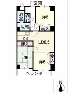 ミレニアム表台【2階】の間取り