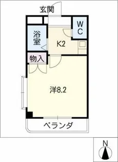 セ・モア元八事【2階】の間取り