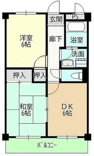 ハピネス光【4階】の間取り