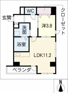ボナール・ド・フルール【3階】の間取り