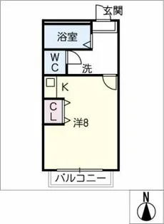 ロイヤル高津【1階】の間取り