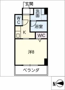 プランドール神宮苑【4階】の間取り