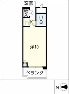 トーカングランドマンション栄 716号室【7階】の間取り