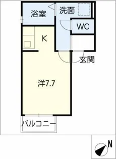 ウィルモア青山【1階】の間取り