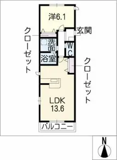 ジョイア【1階】の間取り