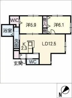 Old Patek【1階】の間取り