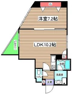 タウンコート【4階】の間取り