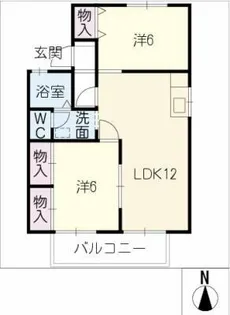 ハートホームいまえだ【2階】の間取り