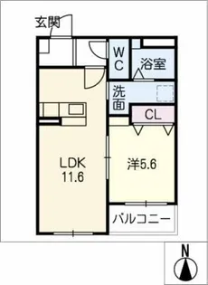 ハートフル21【2階】の間取り