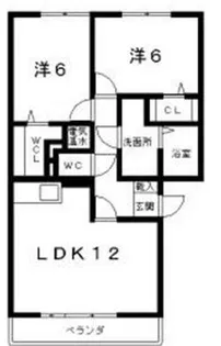 デルタオッツ【2階】の間取り