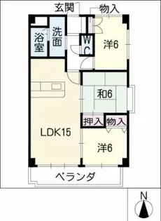 パーシモンヒルズ桜本町【11階】の間取り