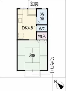 SUNCITY8【1階】の間取り