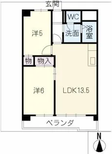 ウィル小幡【2階】の間取り