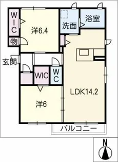 良仙【2階】の間取り