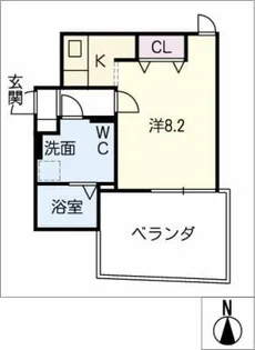 ブランシェ吹上LA SOEUR【1階】の間取り