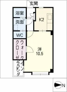 風見乃郷【3階】の間取り