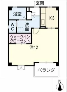 秀乃郷【1階】の間取り