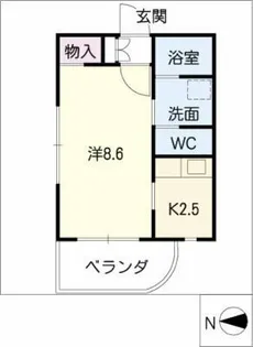 杏【3階】の間取り