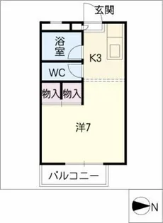 メゾン円山【2階】の間取り