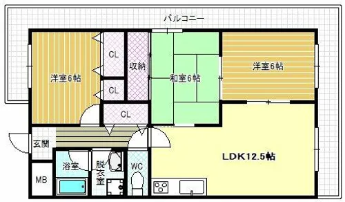ステラルーチェ【5階】の間取り