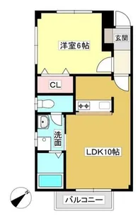 エイムワン【1階】の間取り