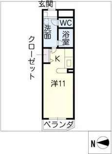プリミエール大和通【3階】の間取り