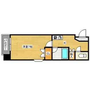 OMレジデンス名西【6階】の間取り