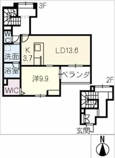 楓【3階】の間取り