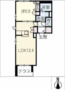 Scolecite【1階】の間取り