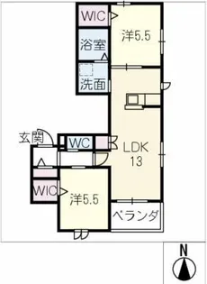 Scolecite【3階】の間取り