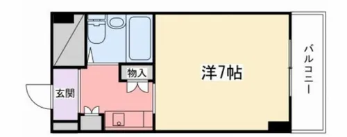 飾磨中村コーポ【4階】の間取り