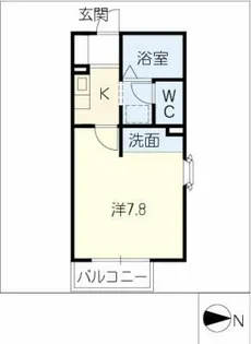 メゾン・ラポール E棟【2階】の間取り