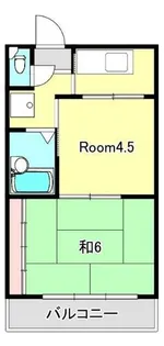 ハイネスグリーン名坂【2階】の間取り