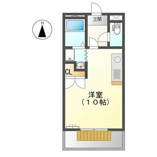ラ・メゾン21【106号室】の間取り