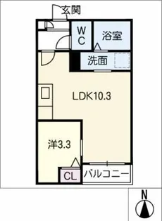LECOCON津島【2階】の間取り