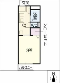 Annex Fuji【1階】の間取り