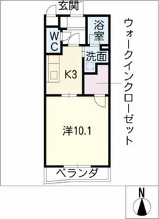アイン シュロス【3階】の間取り