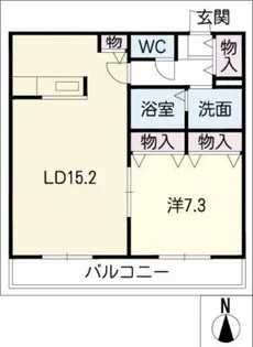 メゾンベール林【1階】の間取り