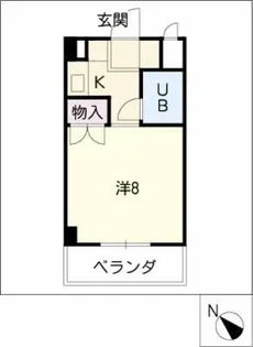 カサ・ボニータ【4階】の間取り