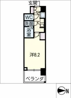 La Douceur黒川【11階】の間取り