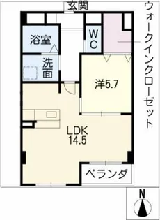 エルミタージュ【2階】の間取り