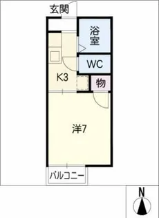 メゾンヴェルデ【2階】の間取り