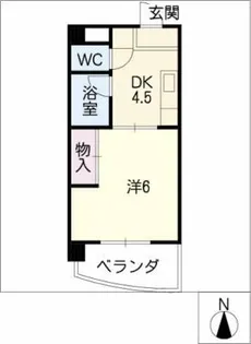 メーポール武藤【3階】の間取り
