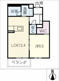 エバンジェリスト【2階】の間取り