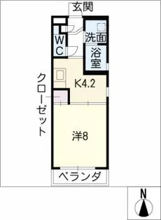 TK.ユウ・シャトー【1階】の間取り
