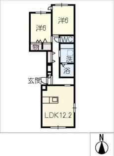 Cuore【1階】の間取り