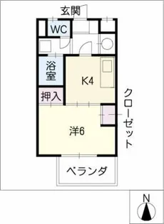ノースメゾンラコリン【2階】の間取り