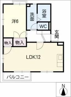 プライマル香久山【2階】の間取り