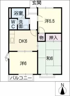 Scene88【1階】の間取り